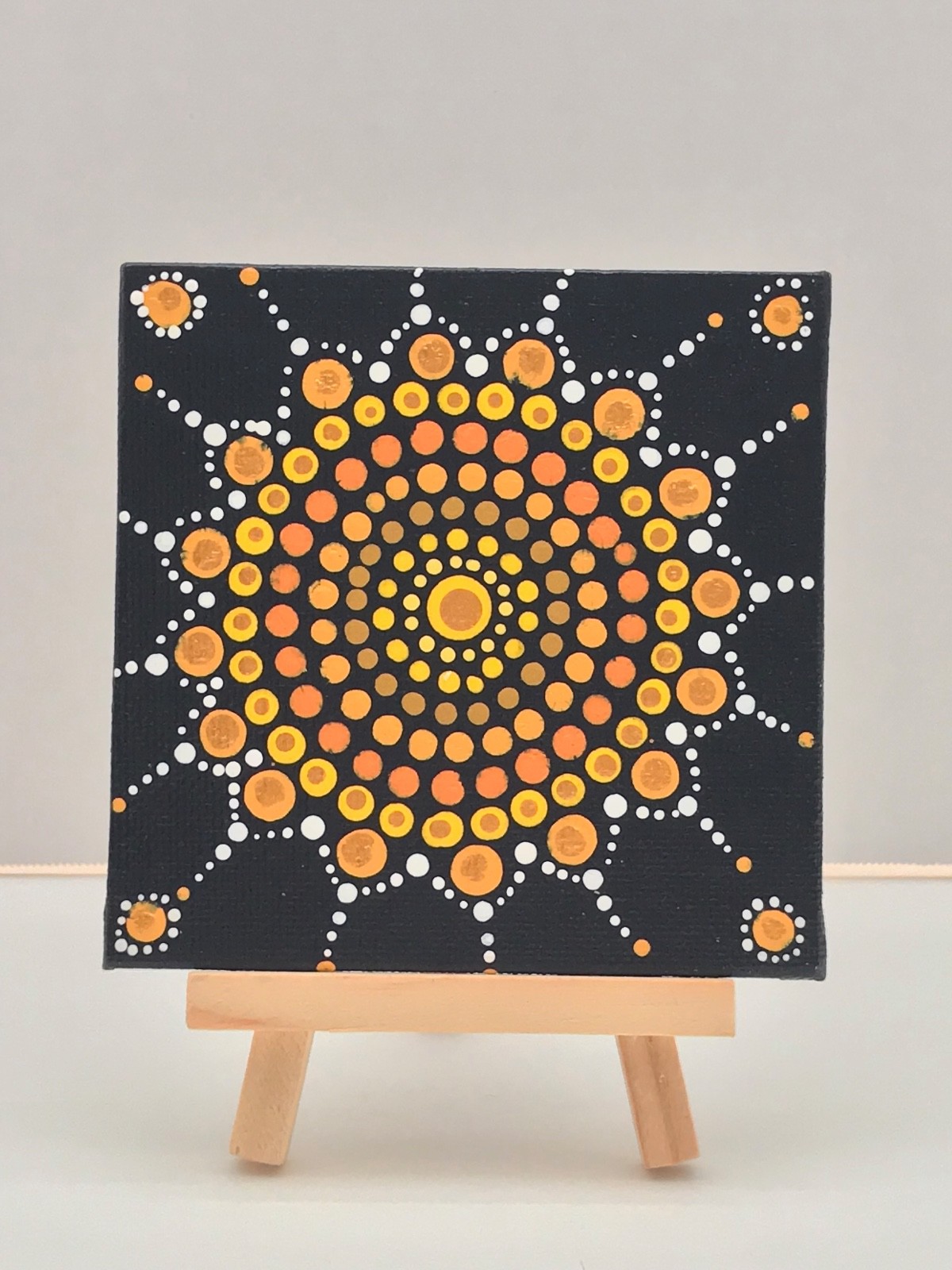 Hand painted canvas board