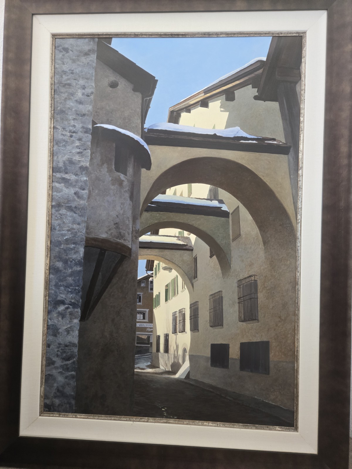 original oil on canvas by Erick Ingraham 25″ x 38″ framed 33.5″ x 47″