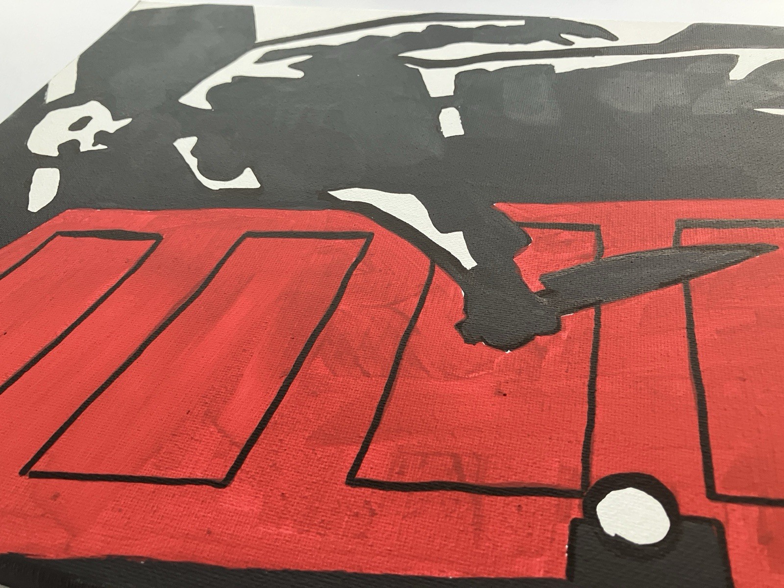 11×14 Halloween PAINting Michael Myers Psycho 70s retro horror THE FORM