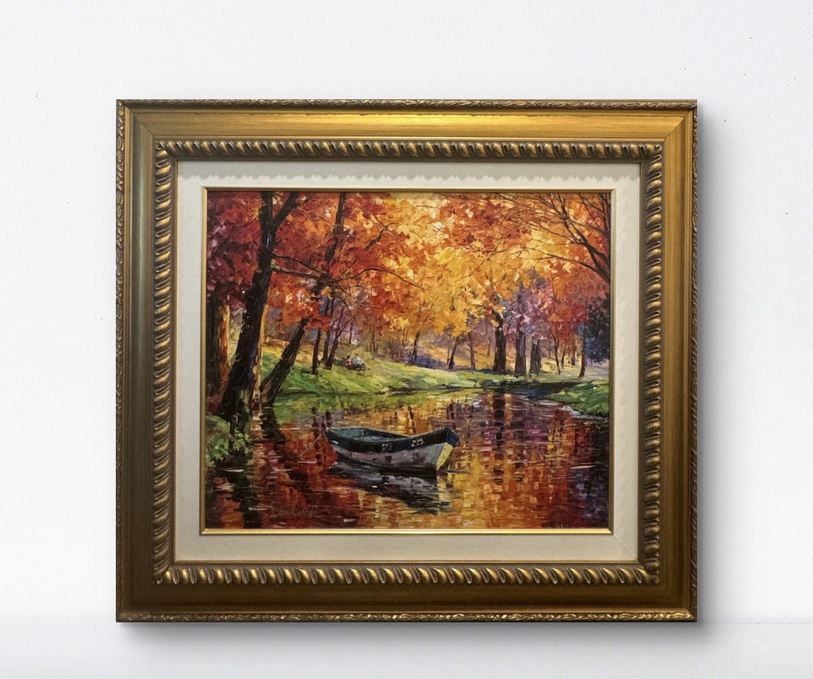 Daniel Wall “Colorful Quiet Fall” Giclee On Canvas Limited Edition 114/450