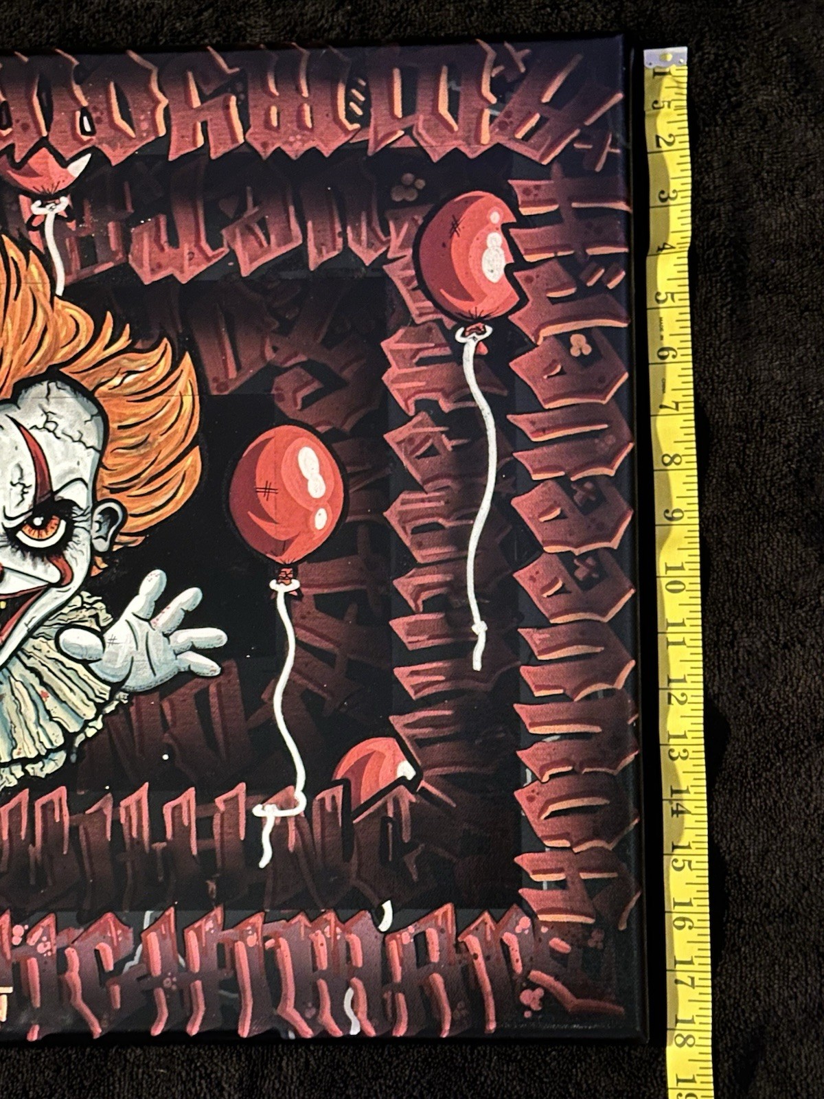 Original Art “We All Float Down Here” By Independent Artist 18 X 24 Canvas