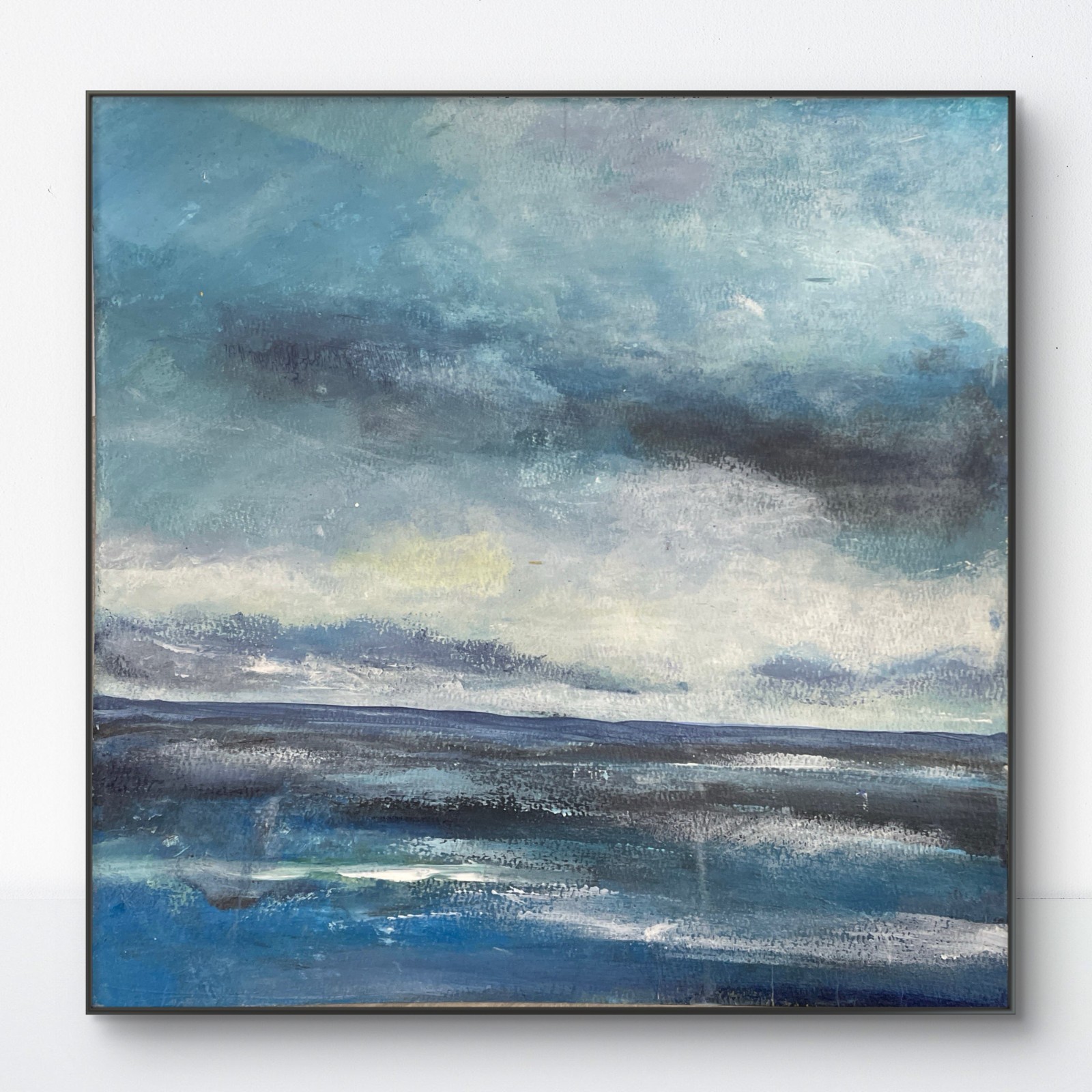 Mary Myers Original Expressionist Seascape Painting on 12×12 140lb water color