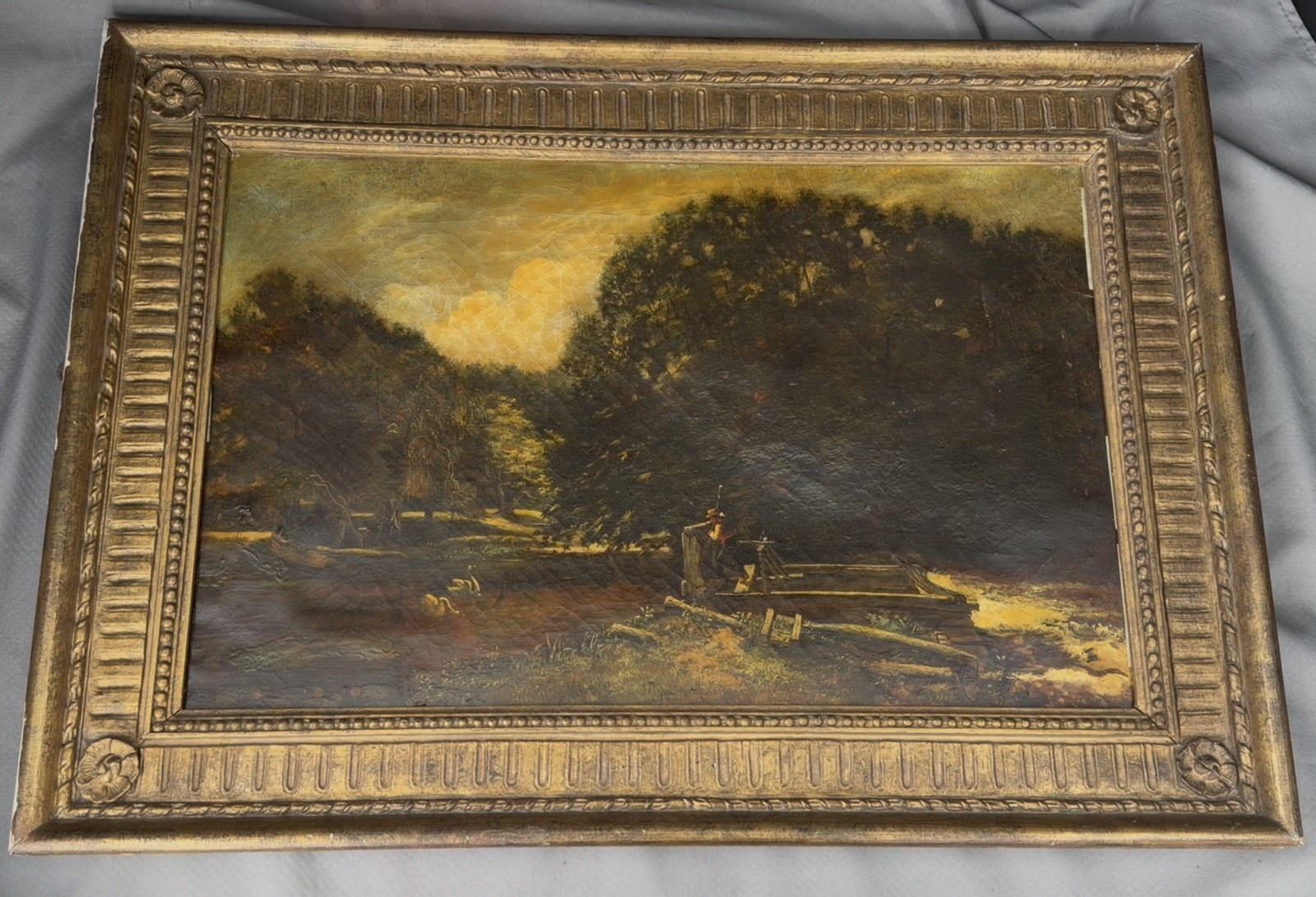 John Constable “The Lock,” East Bergholt, England, 1776-1837, “The Lock” 16×25”