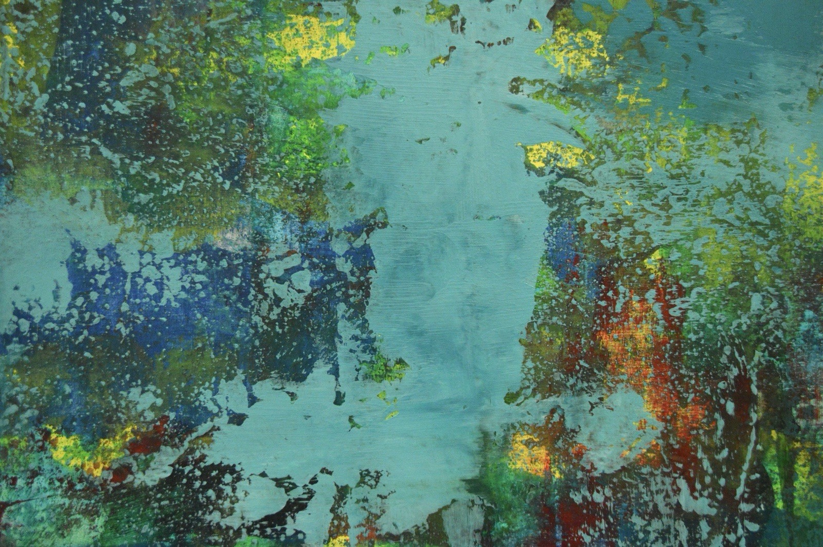 Mark Little Original Giant Canvas Painting 84”X62” (7 Foot) Abstract Modern XL
