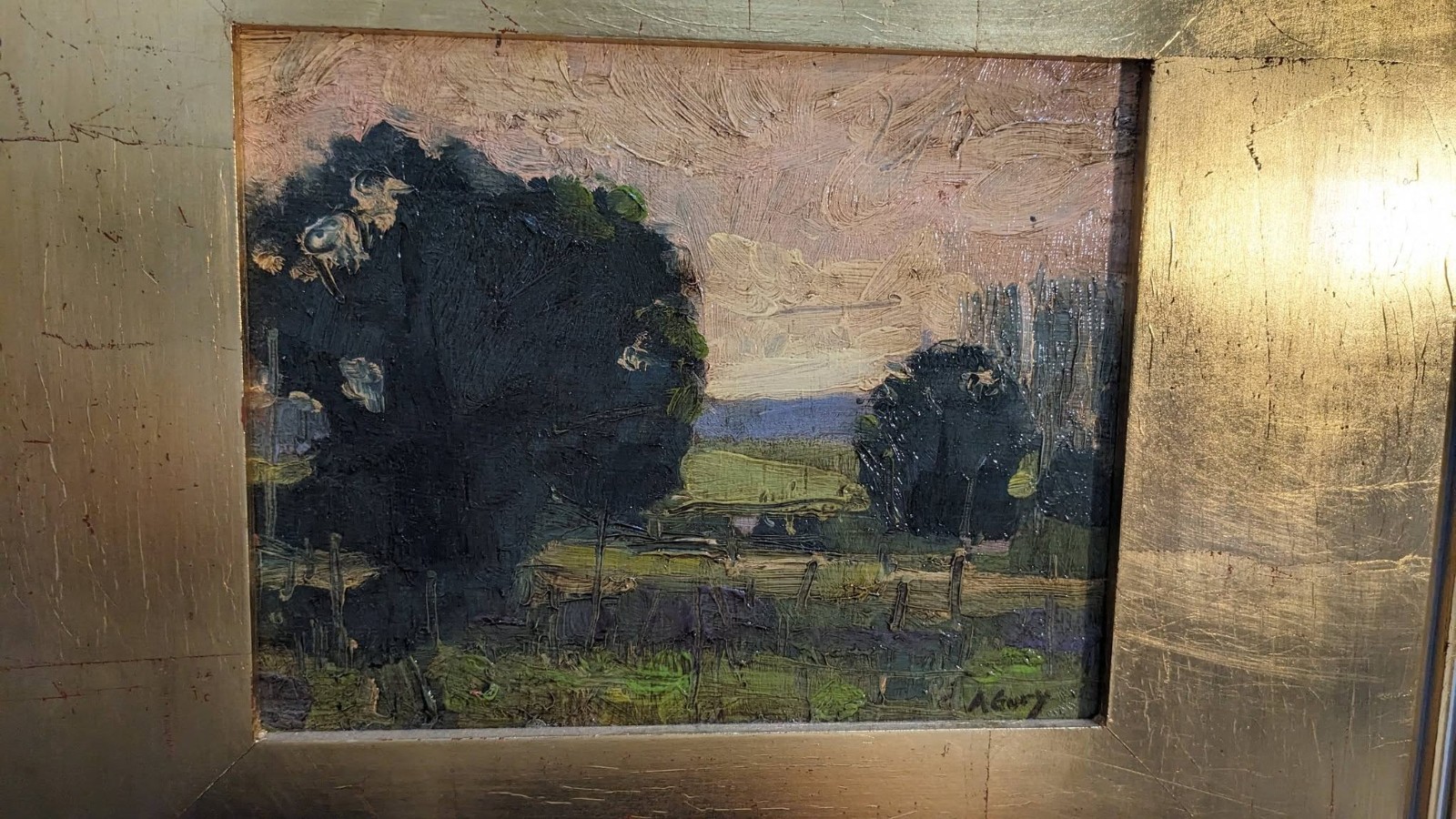 AL Gury , «Pennsylvaniqa Fields» oil on board , 2011