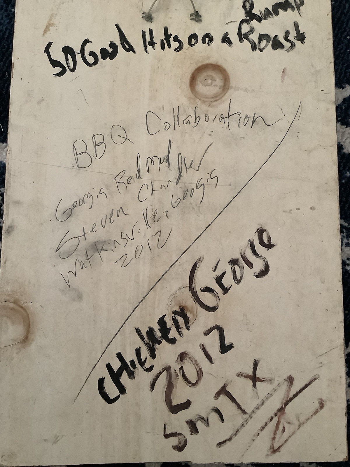 2012 Georgia Red Mud Steven Chandler / Chicken George Darsey TX Folk Art BBQ Col