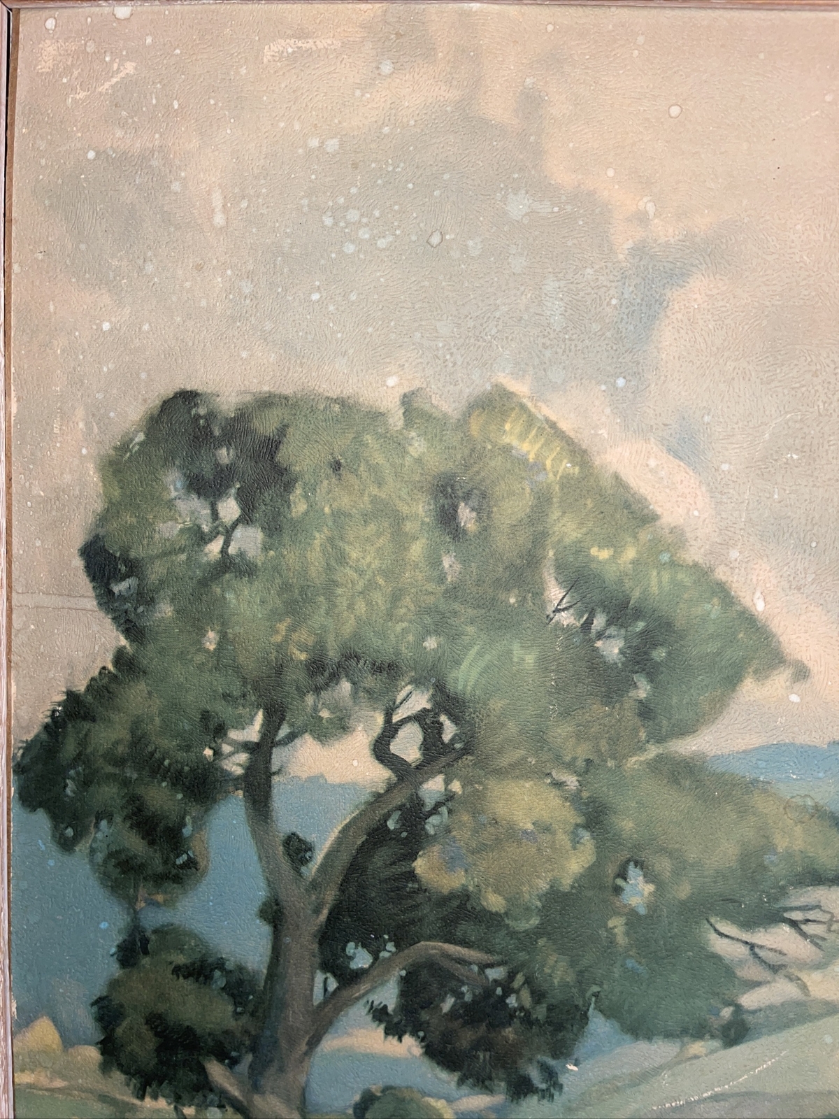 24×30 ORRIN AUGUSTINE WHITE “SPRINGTIME IN THE VALLEY” Landscape Numbered Print