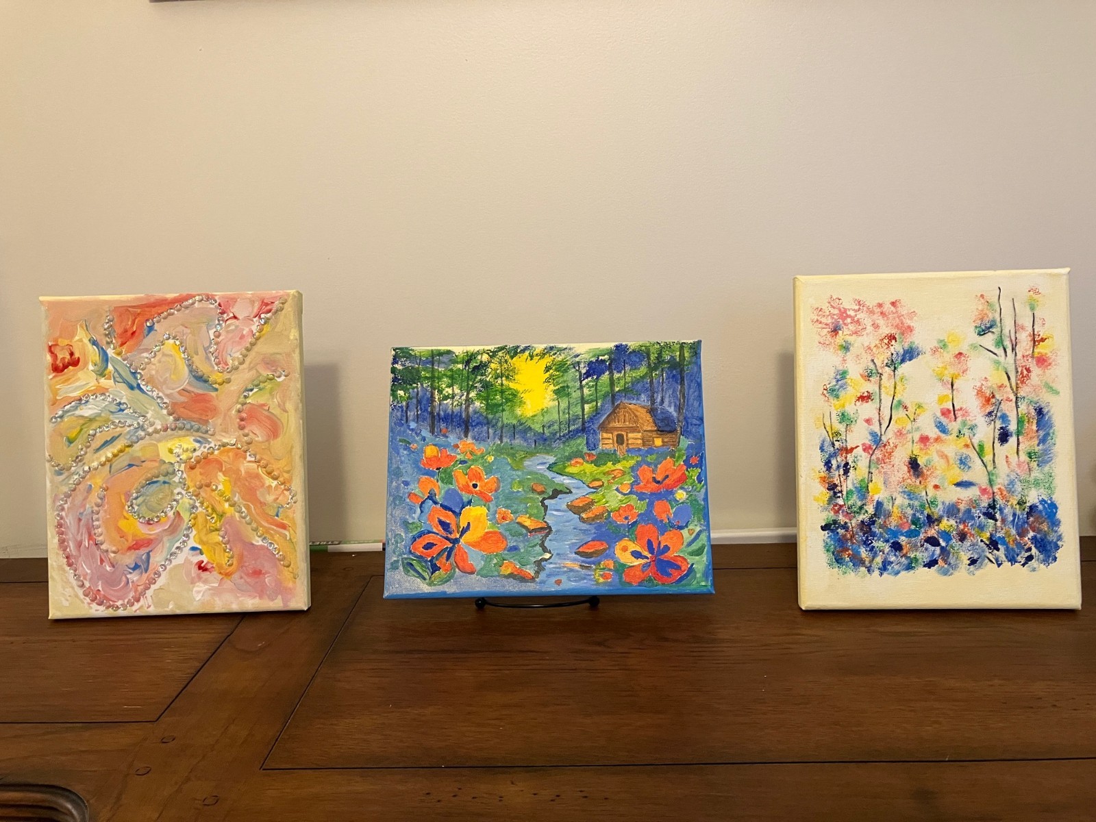 8×10 Acrylic Painting Specialist Forest Serenity «Limited Edition» No Copies
