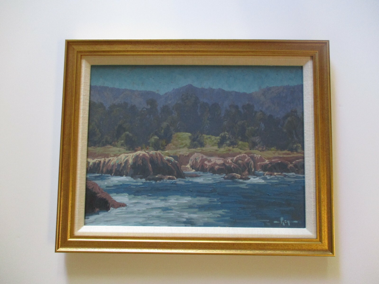 CALIFORNIA REY MATTHEW REYNOLDS AUTHENTIC OIL PAINTING CALIFORNIA LANDSCAPE