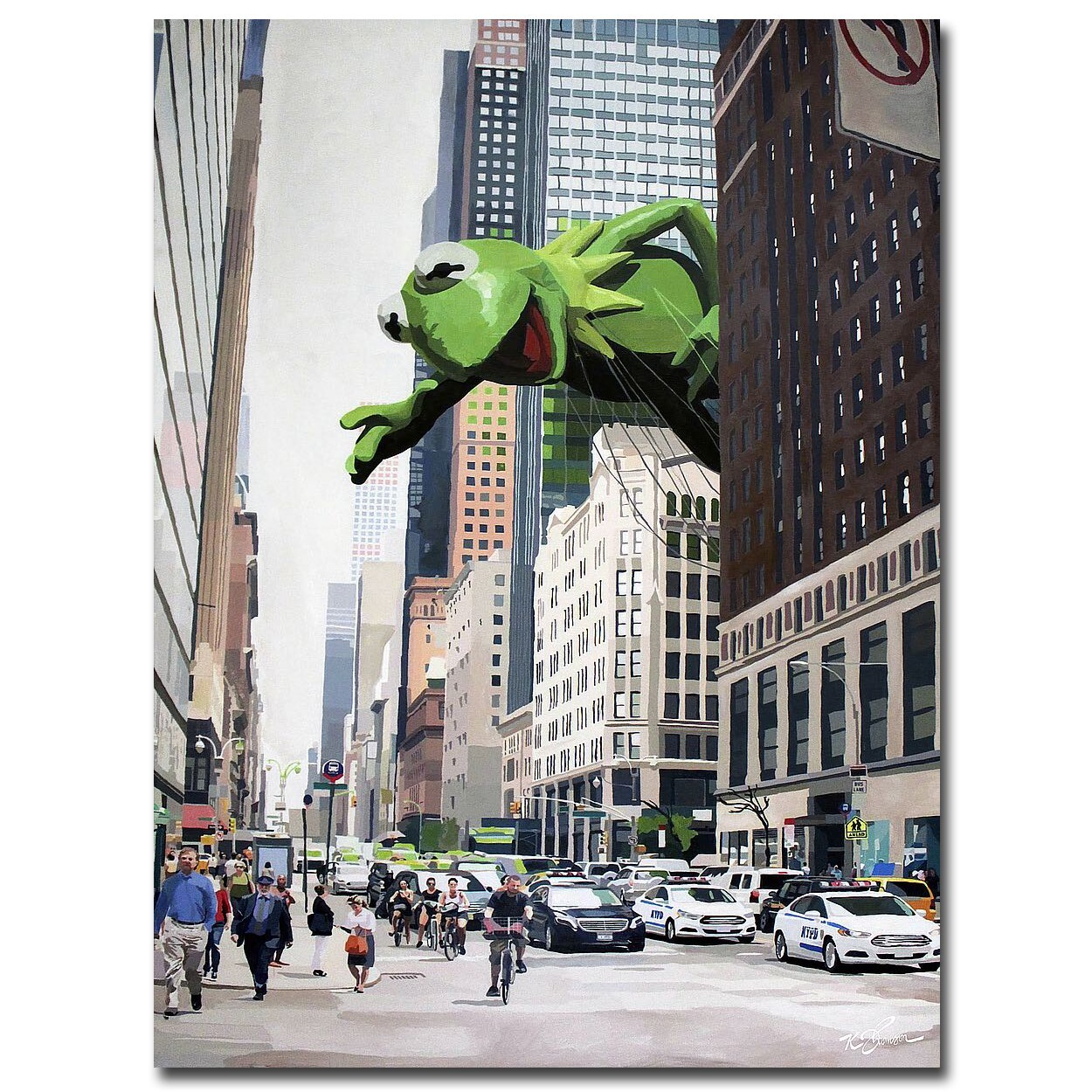 Greenery by Keith Thomson Gallery-Wrapped Canvas Giclee Art (16 in x 12 in)