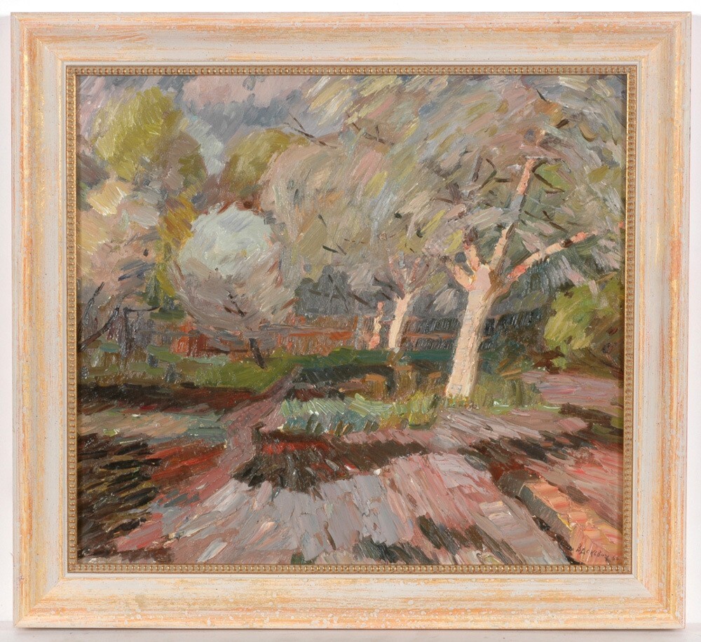 Anatoli Vaskevich (b.1936) «Spring» oil painting, 1966 (1)