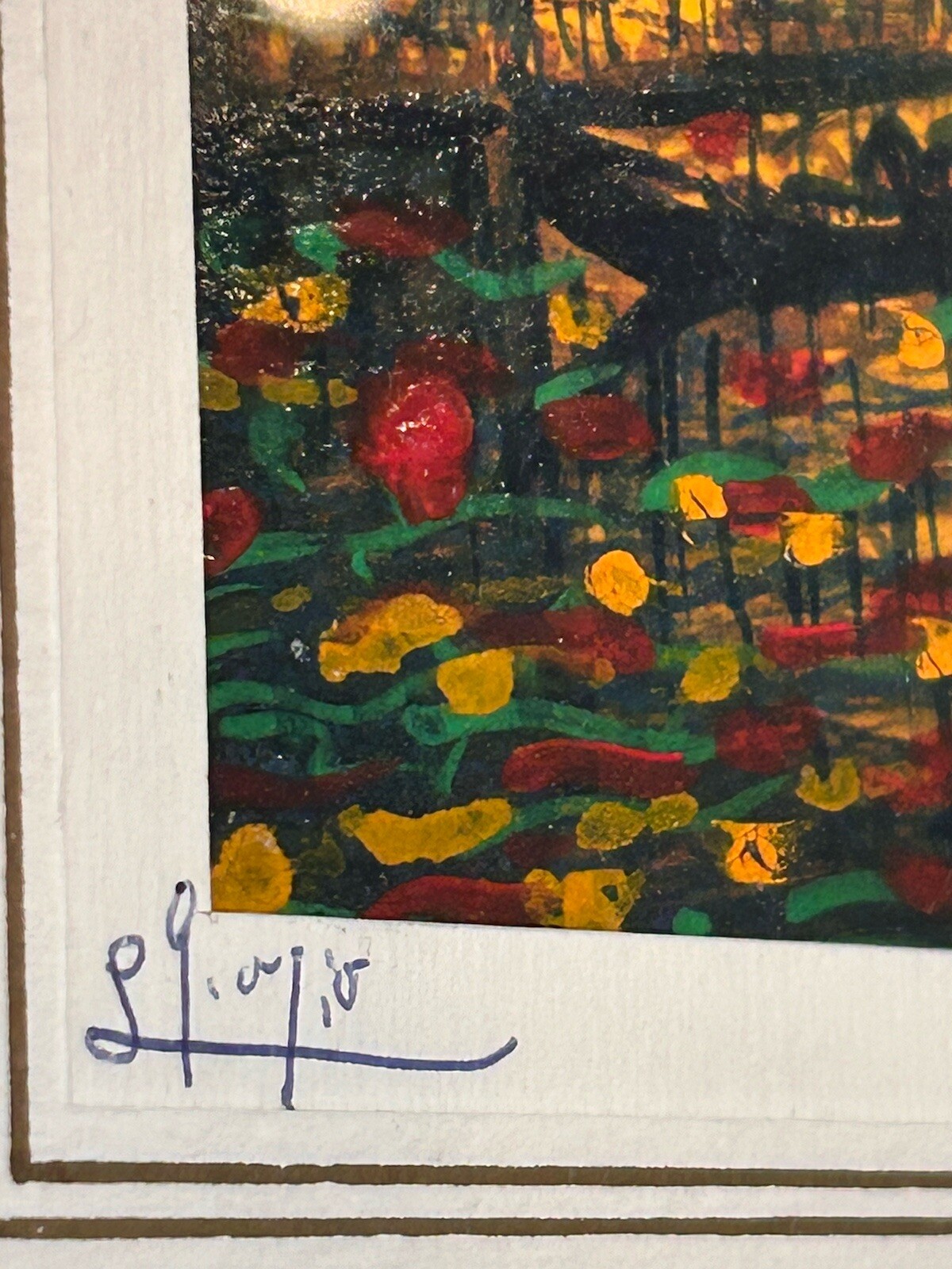 Small Contemporary Abstract Original, ‘Le pont des soupirs’ The Bridge of Sighs