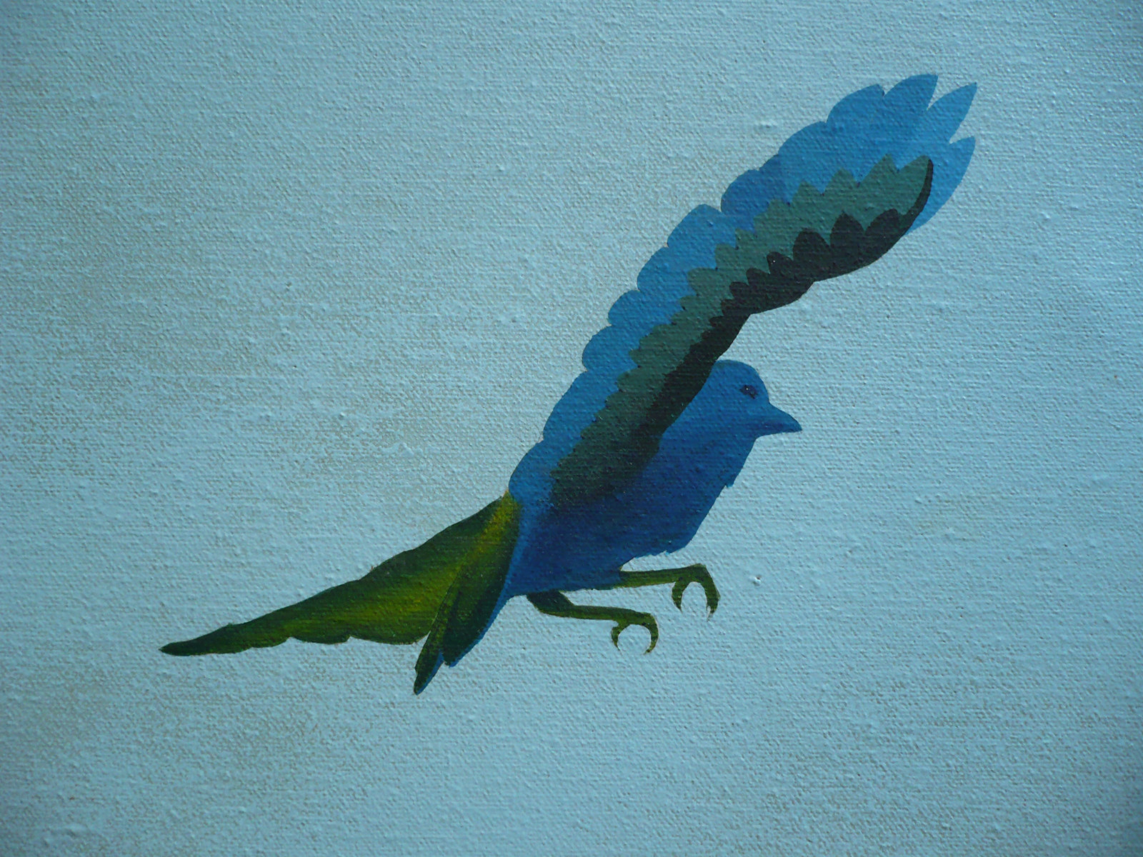 DAVID NELSON, EL CAJON CALIFORNIA CA MODERN MODERNISM BIRD IN FLIGHT NATURE OIL