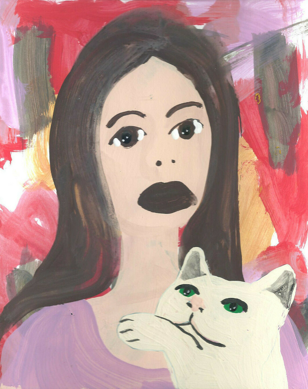Gail with Storm by William Mayer new york artist surreal impressionist