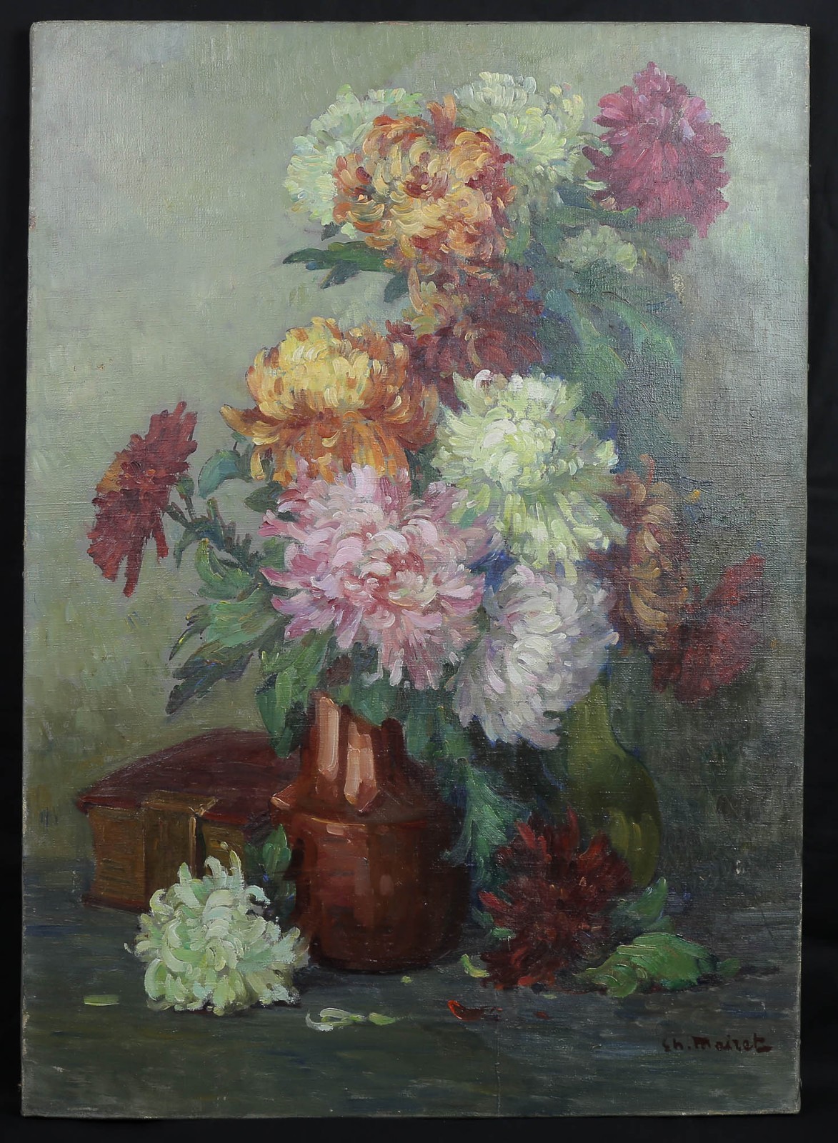 Charles J.MAIRET (1878-1957) Born To Brest Brittany 25 5/8×18 1/8in