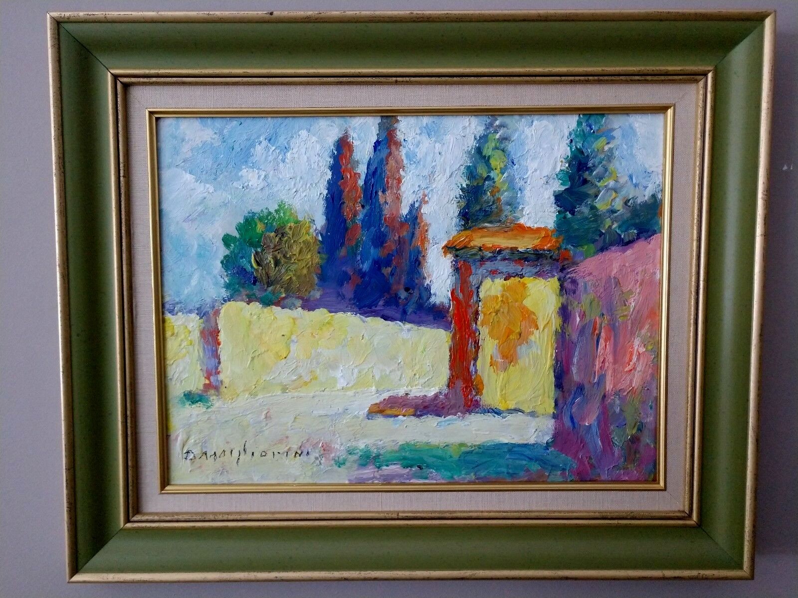 2 Works -Tuscany – Dino Migliorini Oil on Hardboard / Pencil on Paper – Unsigned