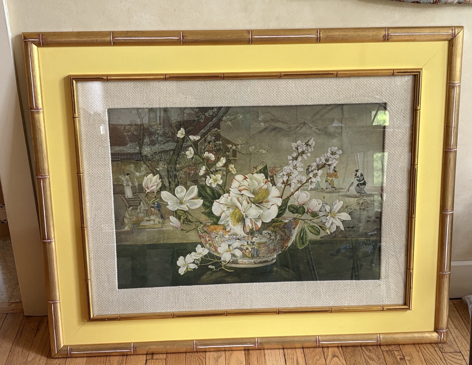 The China Bowl Beautifully Framed Painting by Dimitry Alexandroff 36”x 46”