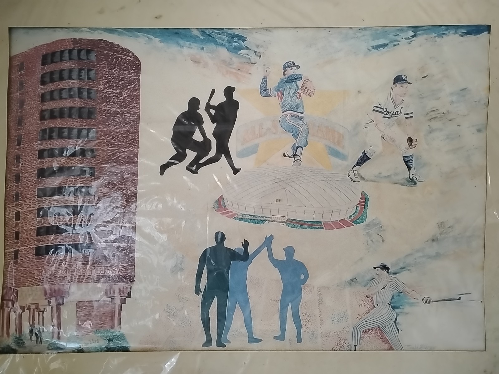 Water Painting From The 85 All-star Game In Minneapolis MN