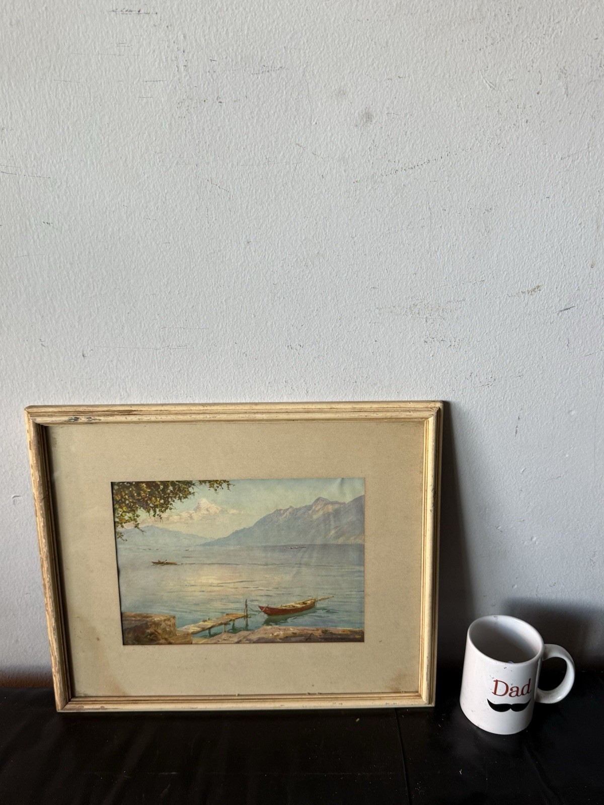 CONSTANTIN WESTCHILOFF ANTIQUE LANDSCAPE SEASCAPE WATERCOLOR PAINTING OLD 1920s