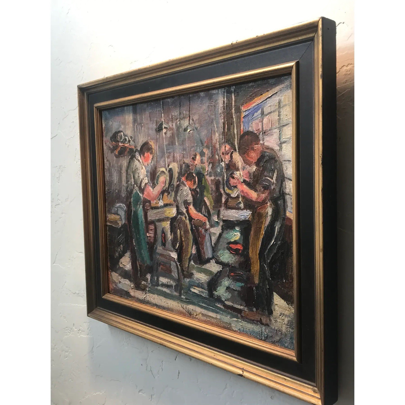 1930s Machine Age Painting- unsigned