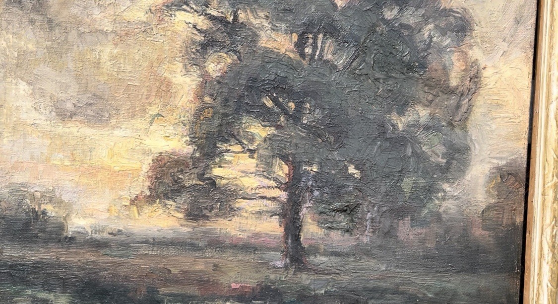 June Ruteledge, 1950’s, “Summer In The Marsh,” 32×36”