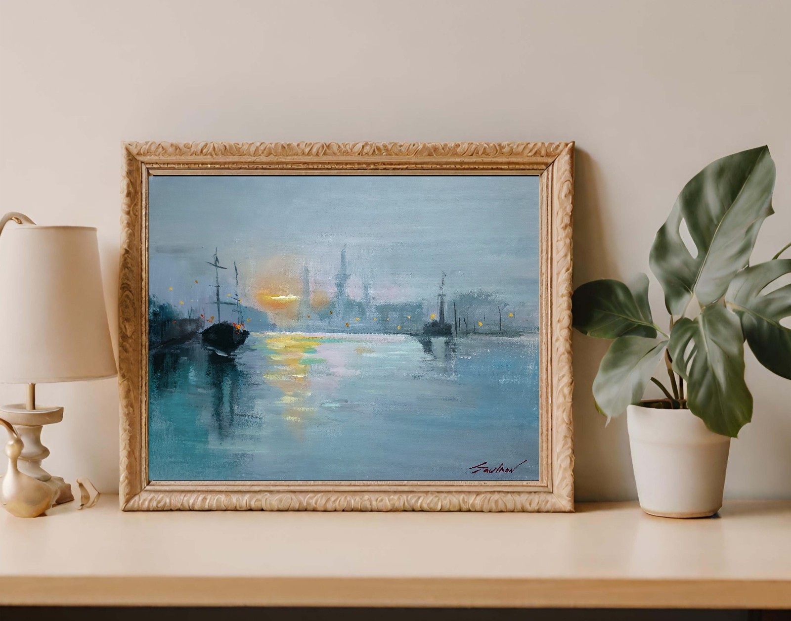 Original Impressionist Painting on 14×11 inch Canvas – Signed by the Artist