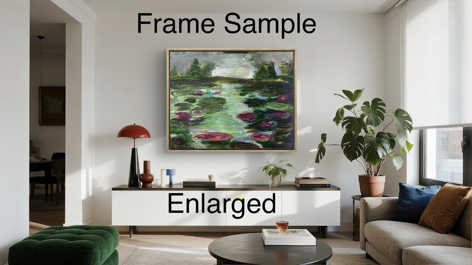 Landscape Impression paint Сanvas wall art signed 11×14 Original Brand New