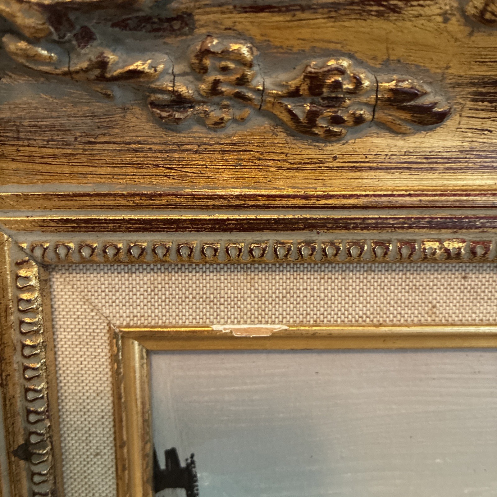 VTG Antonio DeVity Signed Oil on Canvas Painting. City Scene 17×12 Framed