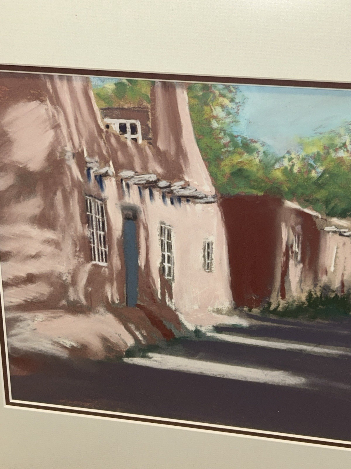 William Auclair Listed Pastel B.C Born Painting 13.5×9.5 Inches New Mexico