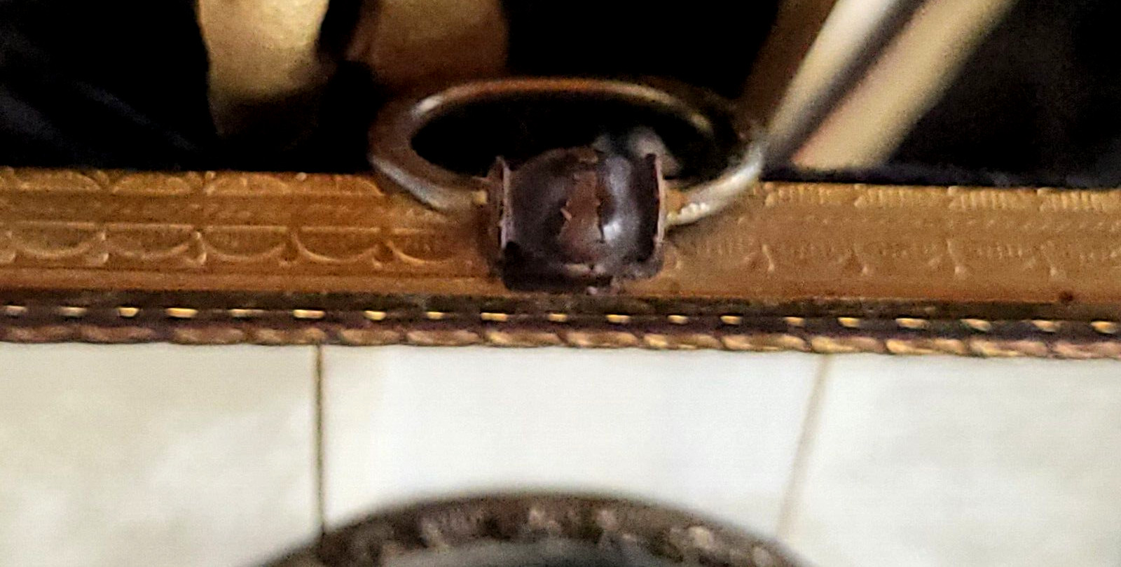 antikes Miniatur Gemälde Lupenmalerei um 1850 signiert