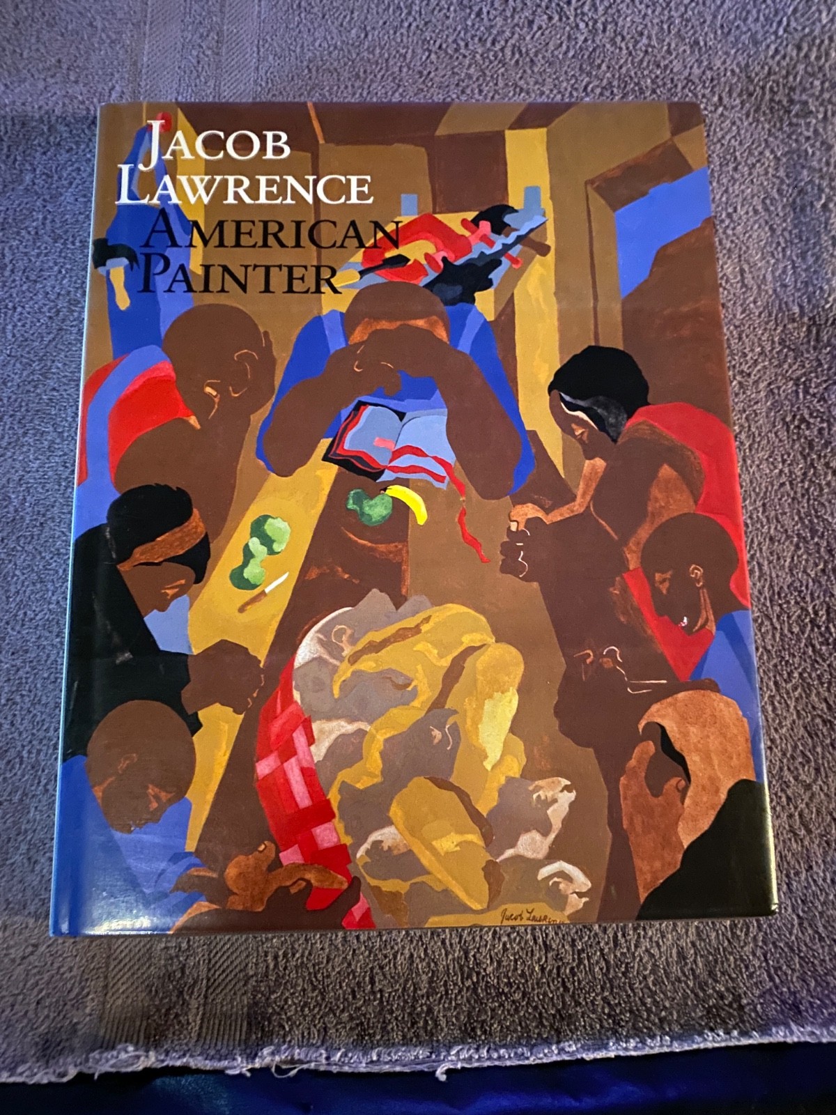 JACOB LAWRENCE SIGNED….YES SIGNED…. HARLEM WPA NEW YORK ….AFRICIAN AMERICAN