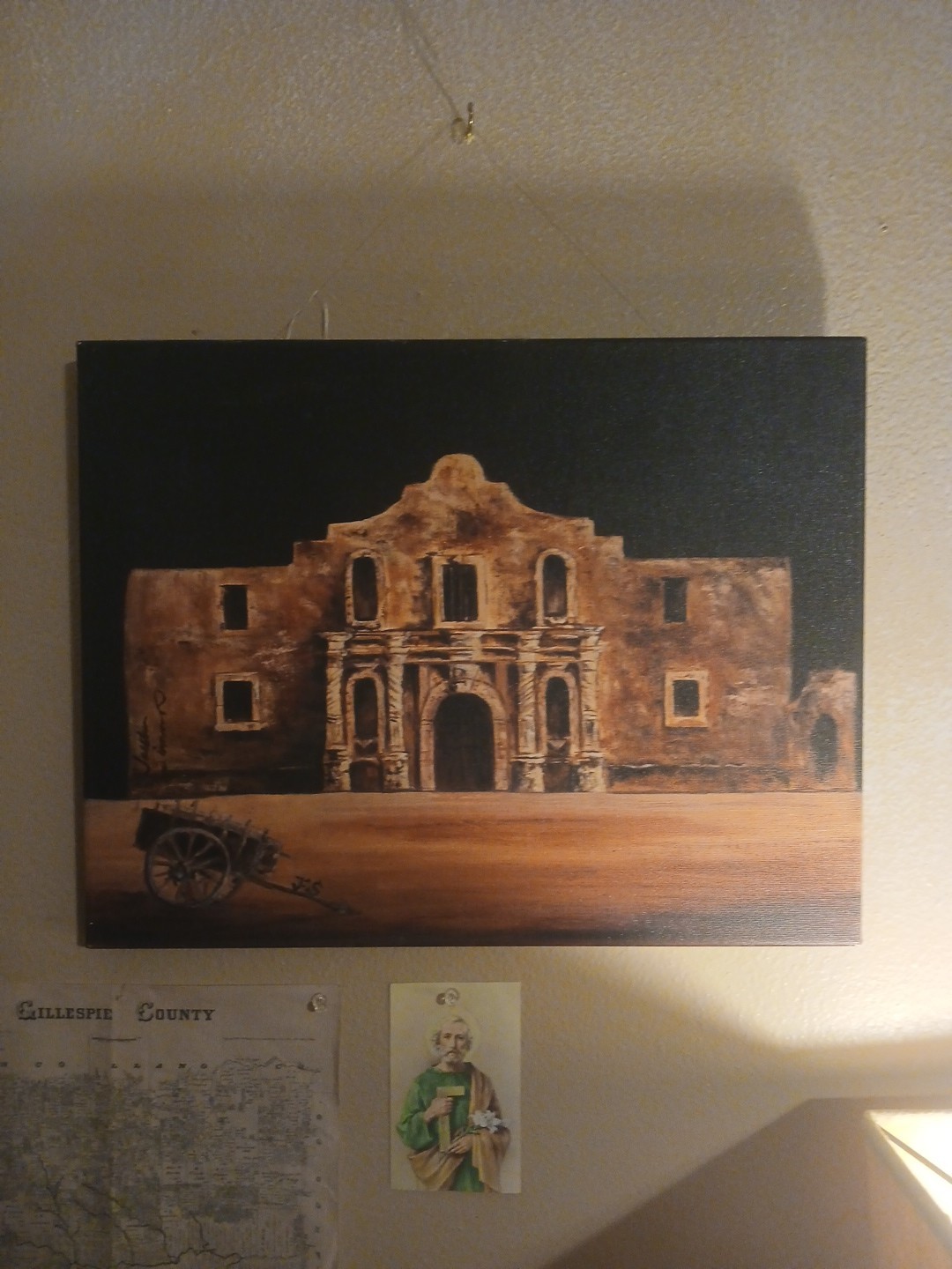 ALAMO PAINTING BY JOELLEN SIMMONS