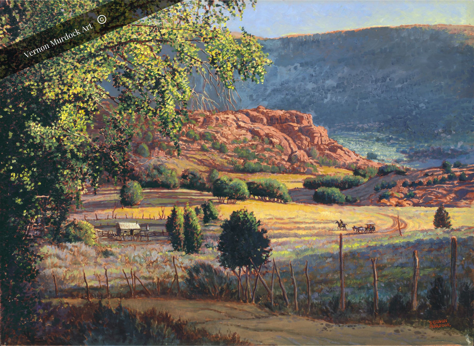 Red Ledges, Utah Red Rocks, Oil Painting, Famous Art, Giclee, Best Seller