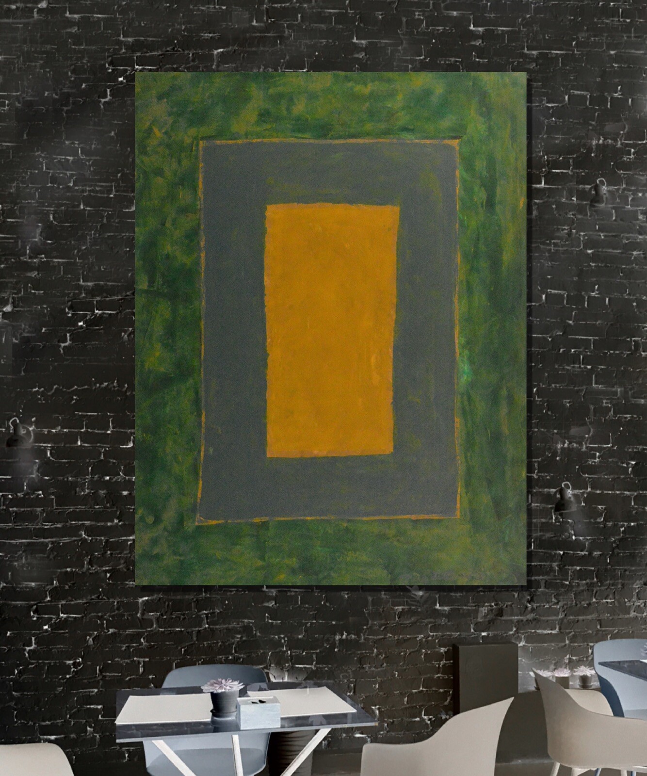 ￼ Mark Rothko ￼style￼ Profession￼al Painting 81” X 62”(6ft 9in)Abstract Modern