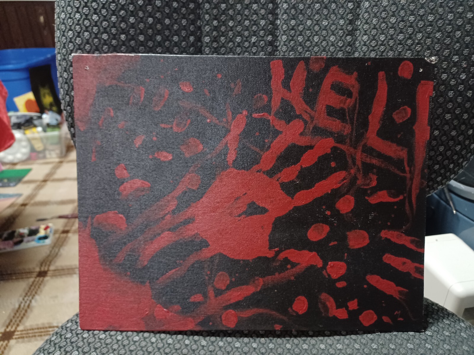 «Help» painting original
