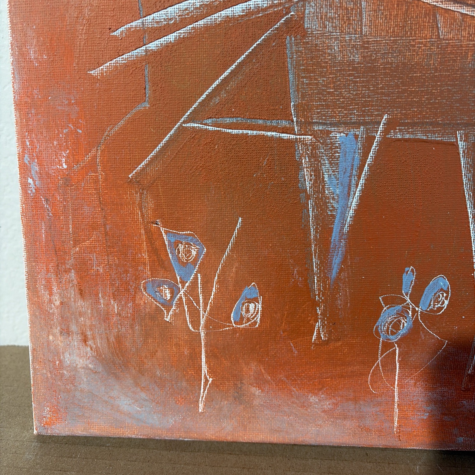 Beto Mejia Original Modern Abstract Expressionist Figures Art Painting Canvas