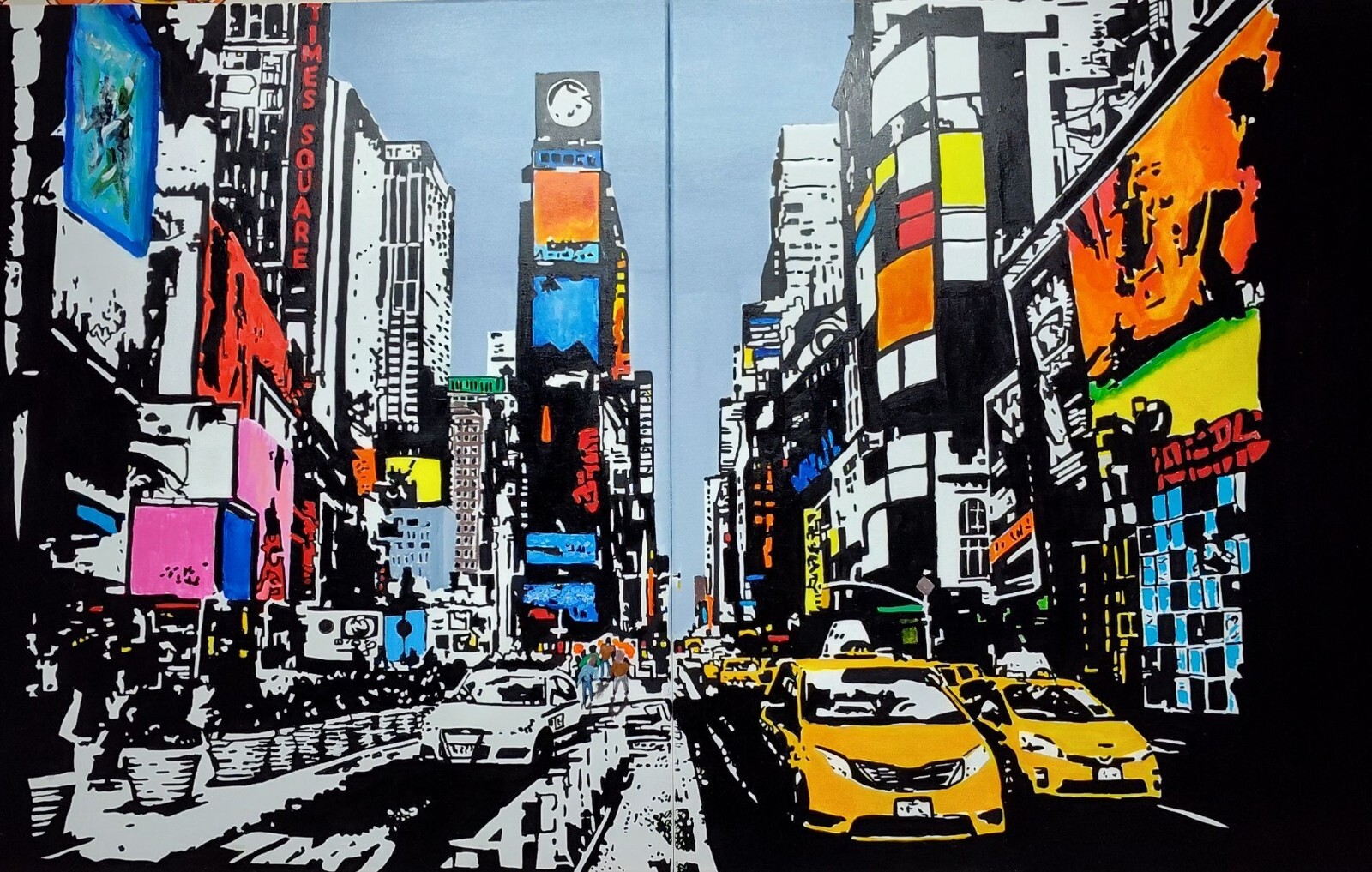 30×48 Times Square Painting