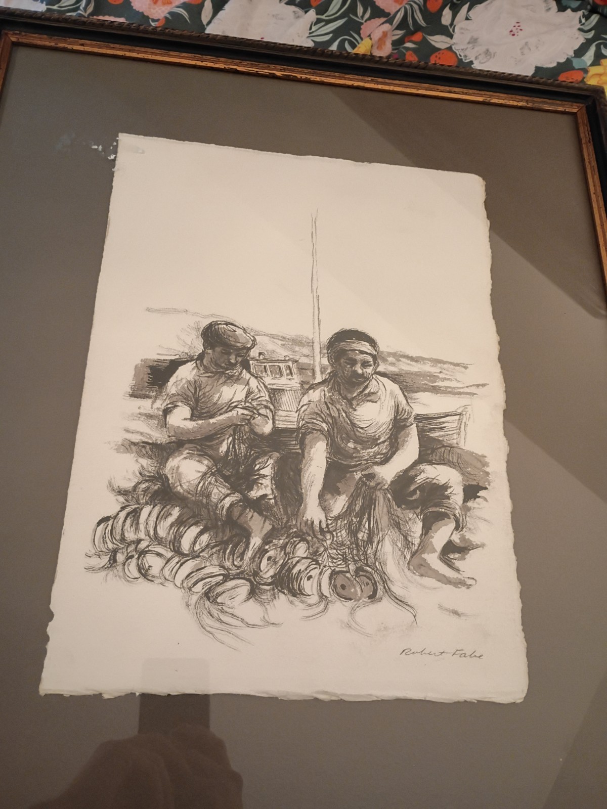 Robert Fabe Original Work. Signed Not A Print. By Artist