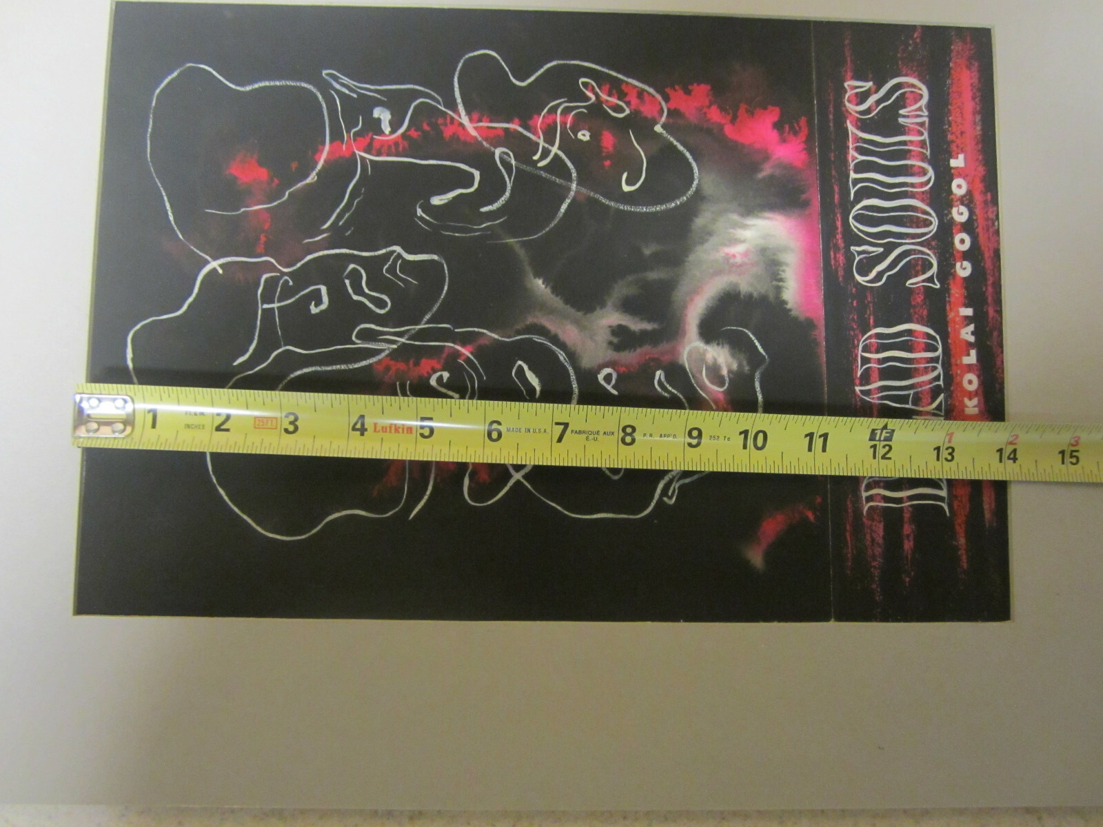 PROTOTYPE ADVERTISING ART PAINTING NYE PHARR DEAD SOULS NIKOLAI GOGOL