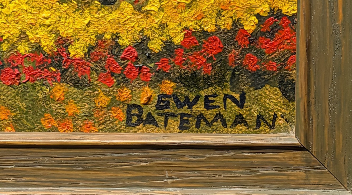 Gwen Bateman Impressionist Original Oil Painting 8.5″W x 6.5″H