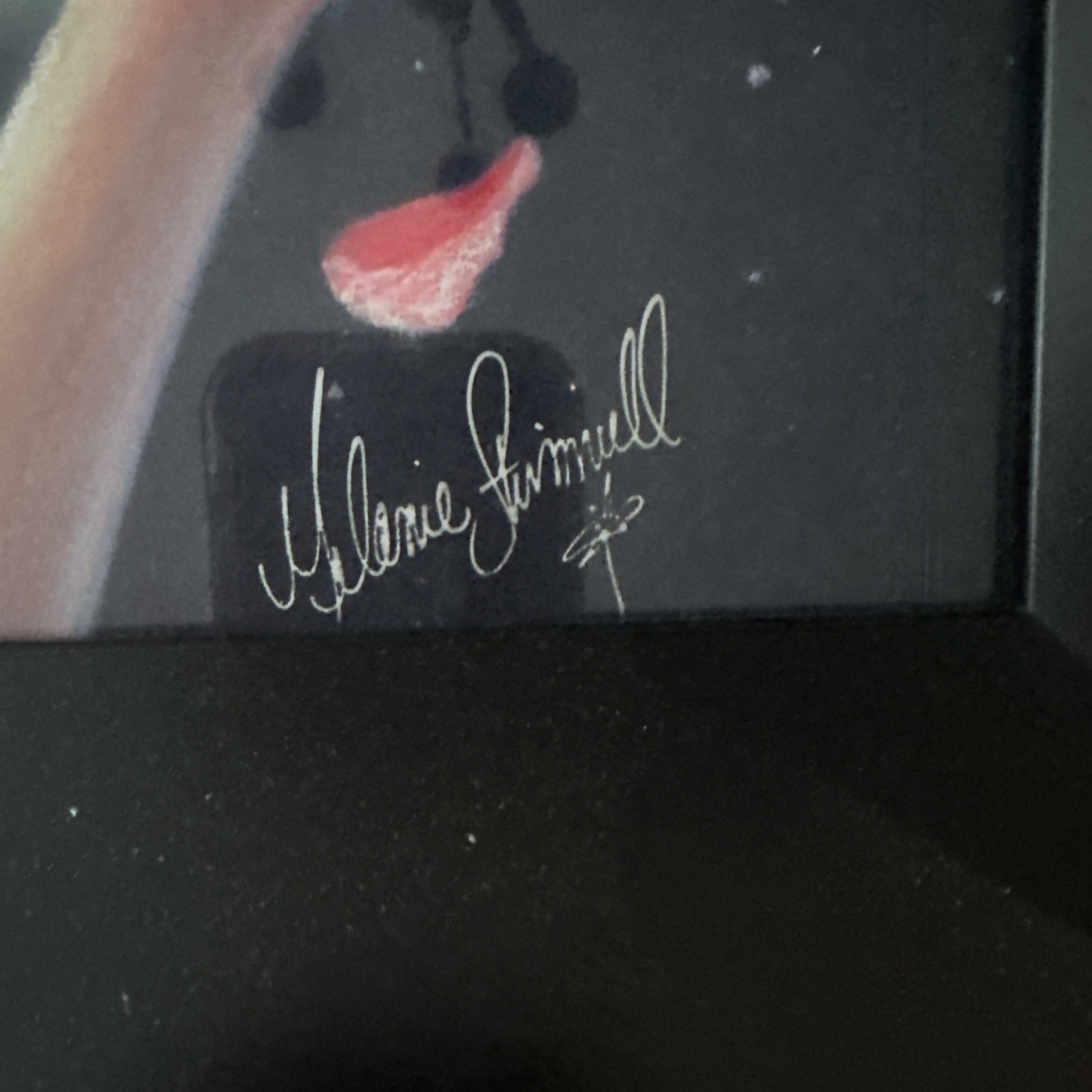 Melanie Stimmell Whispers Dye Sublimation On Wood W/COA Professionaly Framed