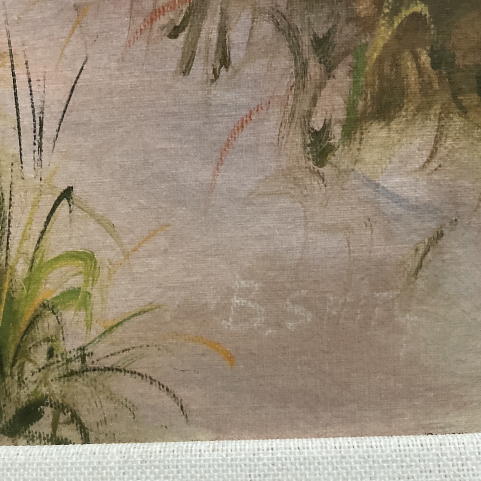 Vintage Coastal Sunset Signed B.Smith Vtg Frame Orig Litho 31″X39″