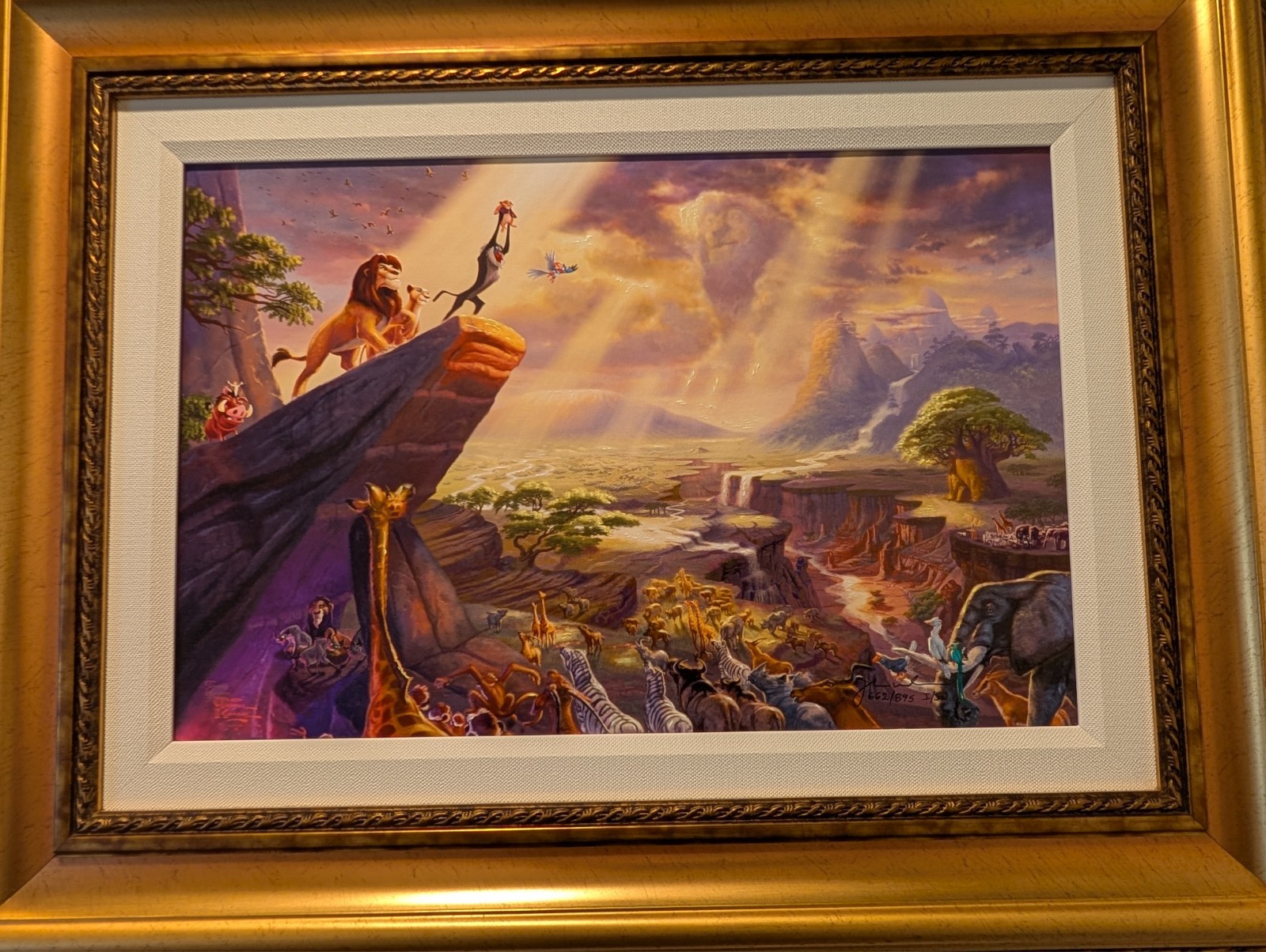 Thomas Kinkade «The Lion King» Giclee