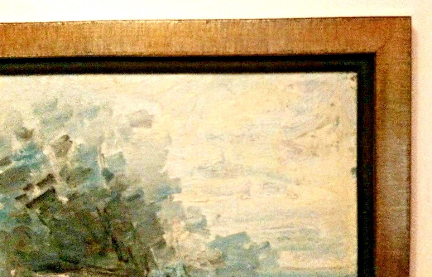 Listed URUGUAYAN HUGO NANTES Sd ABSTRACT LANDSCAPE ORIG OIL «RINCON de SAN JOSE»