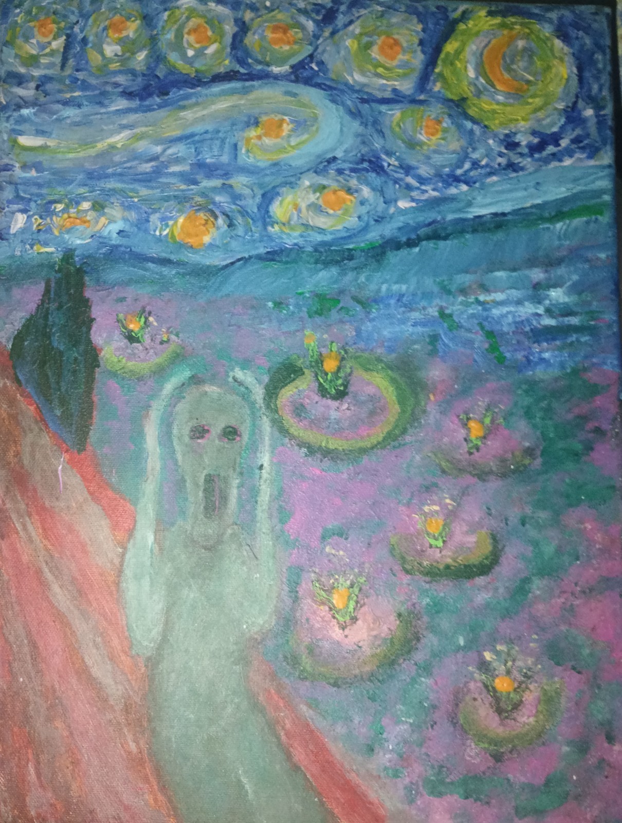Original Masterpiece Tribute by Mack Nedrad – Hand-Painted Acrylic on Canvas