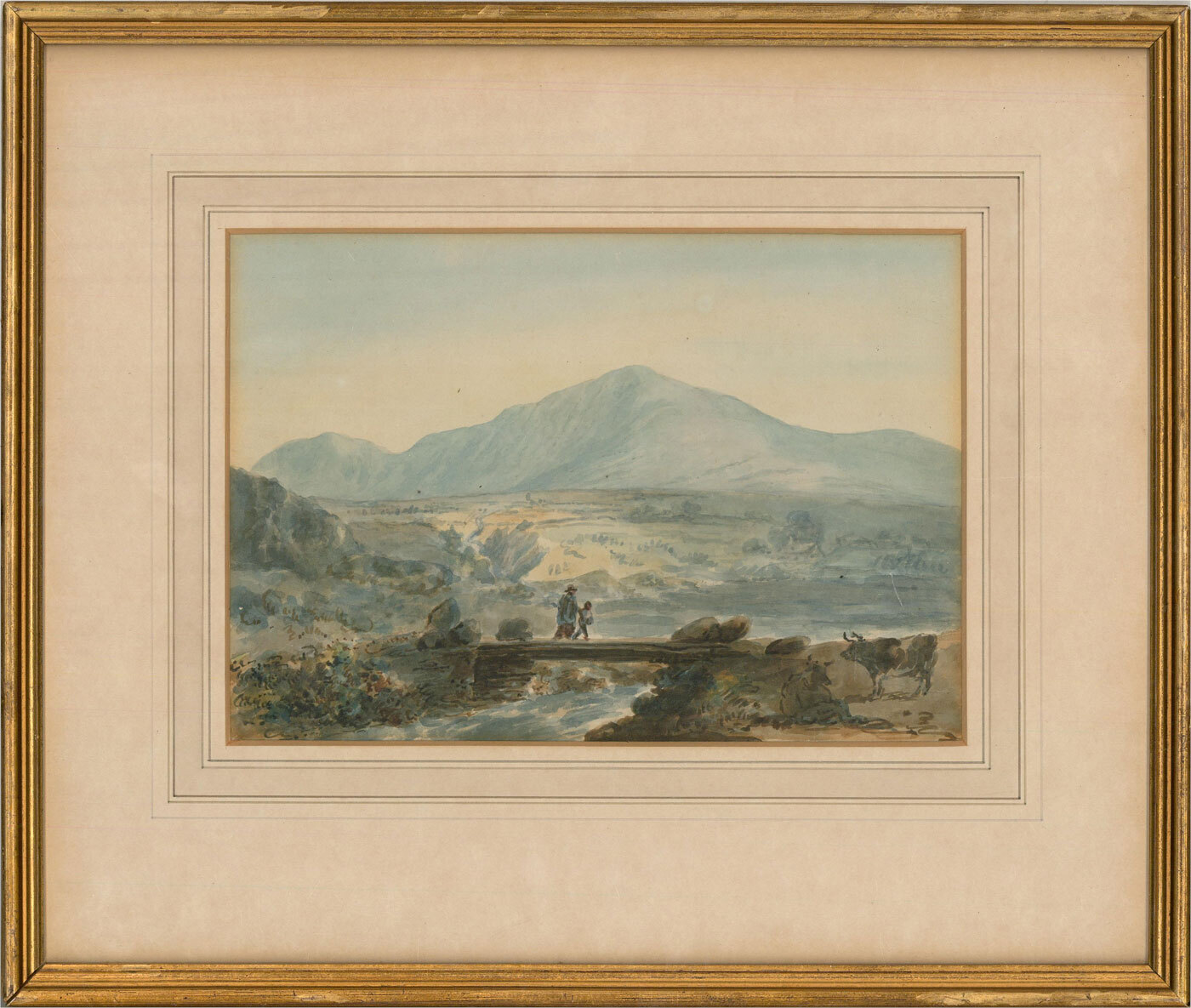 Attrib. Anna Maria Blaquiere (1780-1843) – Early 19thC Watercolour, Going Home