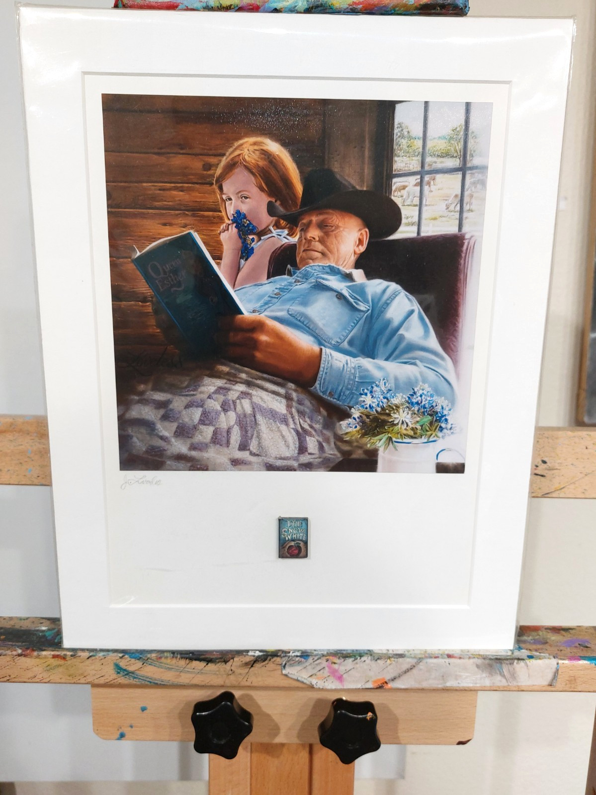 LOVELESS – «STORY TIME» on paper 11 X 14 print reproduction with matting