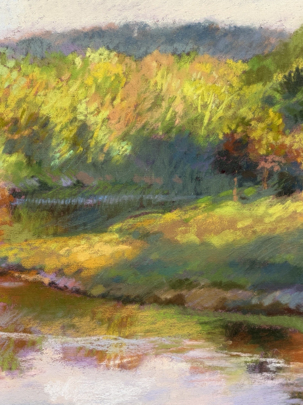 Pastel Society Of American Artist. Hudson Valley New York Landscape. Signed