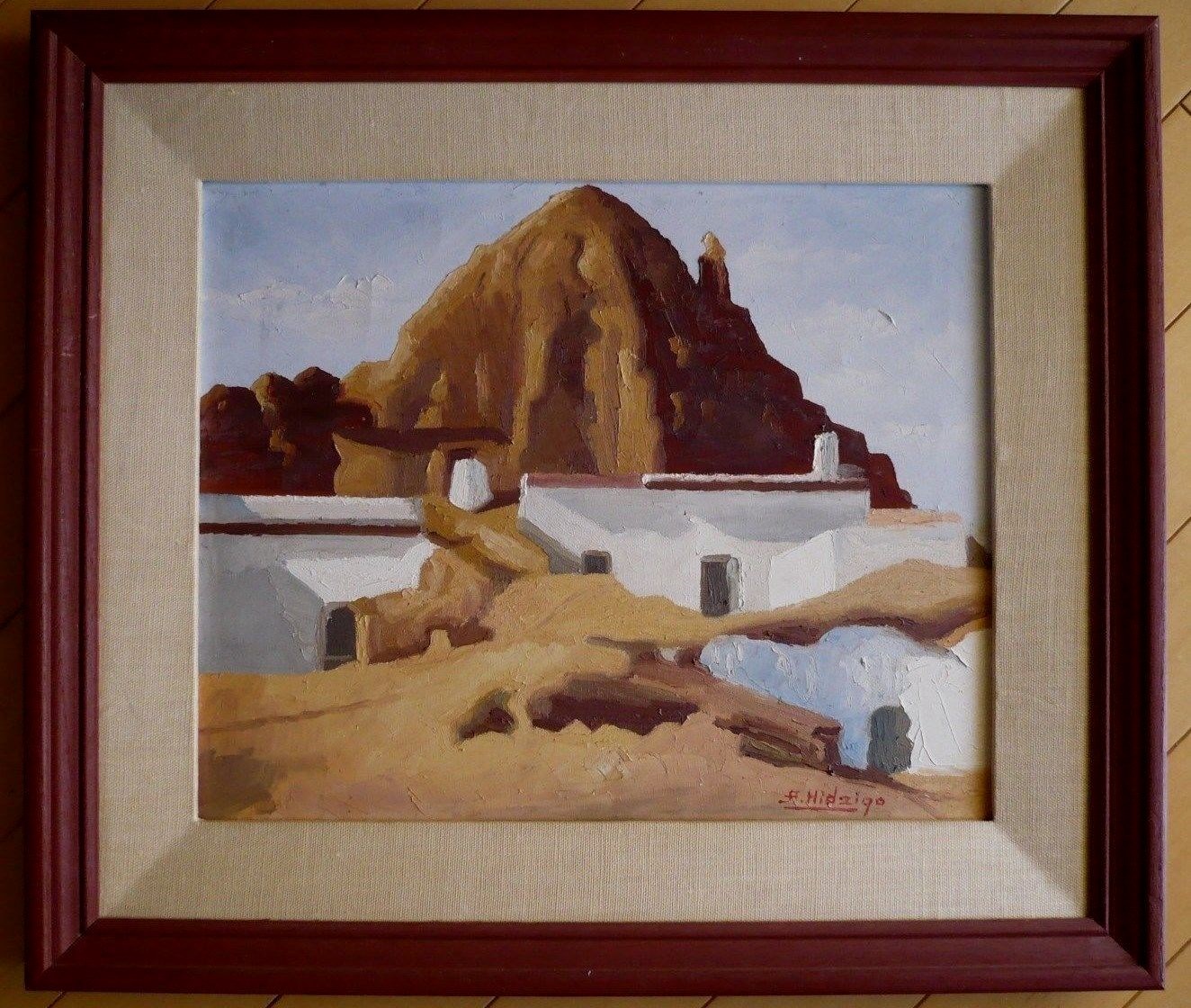 HIDALGO, SPANISH CANVAS VICENTE PIERA, Spain Oil IMPRESSIONISM IMPRESSIONIST