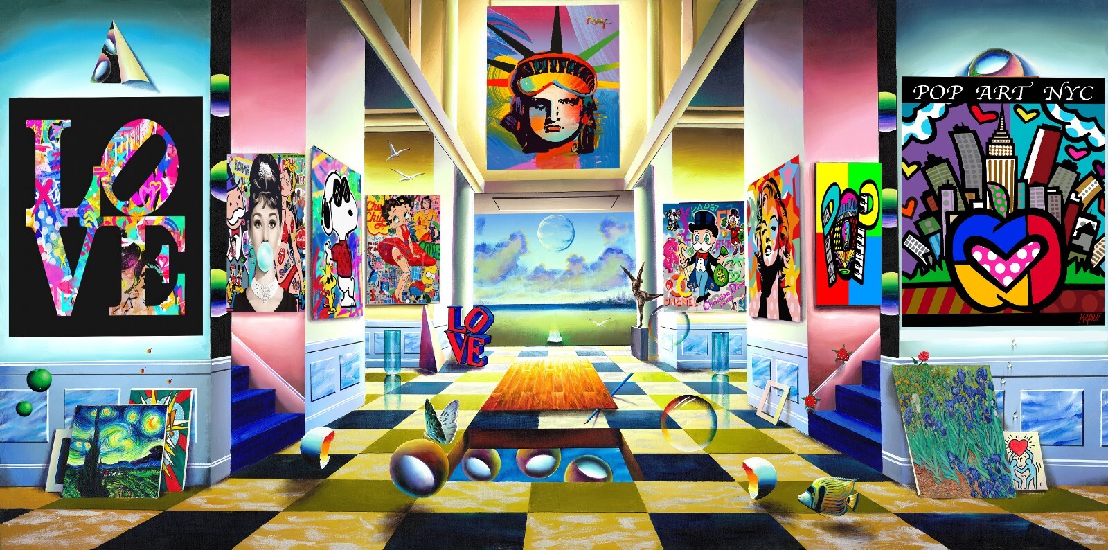 FERJO » POPART GALLERY » LIMITED EDITION GICLEE ON CANVAS 76.5″ x 38″